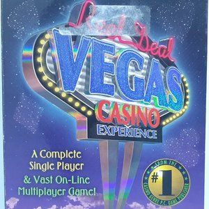 Reel Deal Vegas Casino Experience  PC CD-Rom by Phantom EFX ~ Win 98